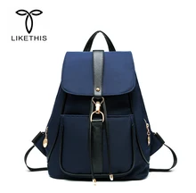 

Women Backpacks Large Capacity Mochila for Teenagers Girl College Laptop Rucksack Solid Color Cover Bolsa Travel Bags For Women