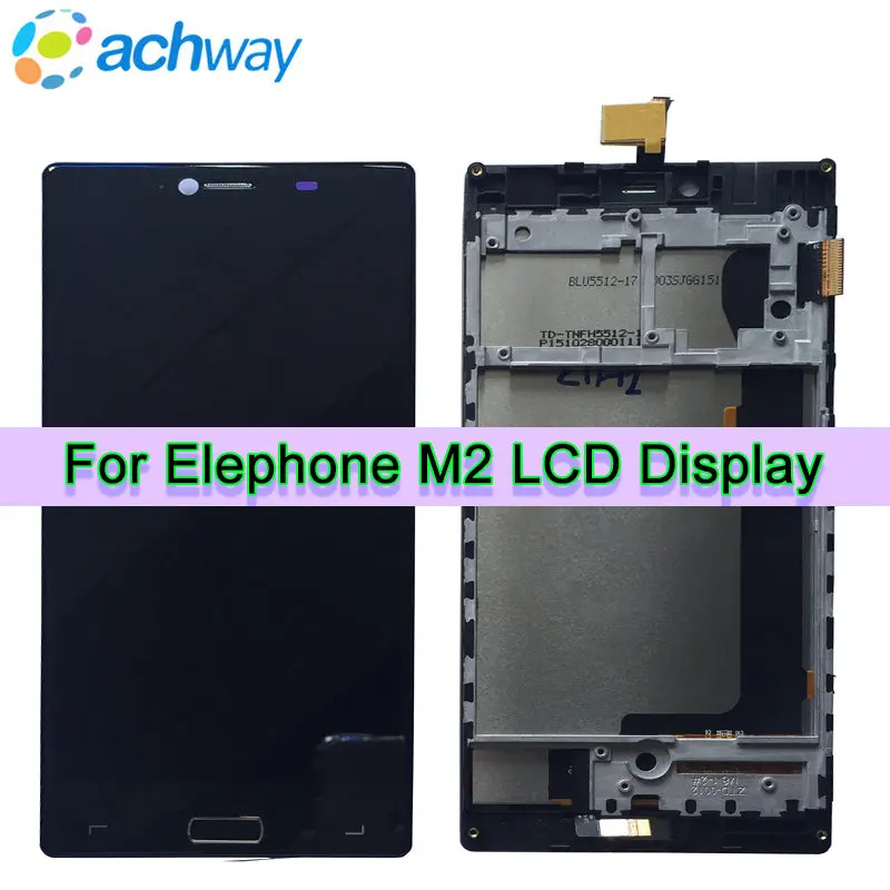 

Elephone M2 LCD Display and Touch Screen With Frame Assembly Repair Parts 5.5 Inch+Tools+Adhesive MTK6753 Octa Core