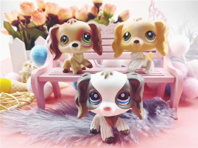 LPS Pet Shop игрушки куклы кошка Great Dane колли такса кокер спаниель Коллекция Фигурки игрушки-модели Подарочные игрушки для косплея