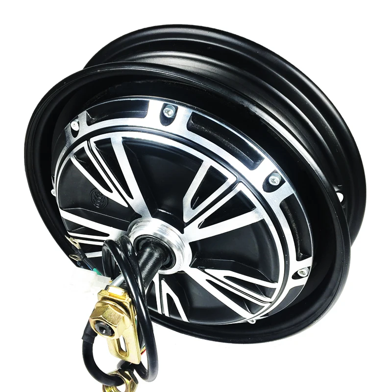 

10-дюймовый электрический мотоцикл электрический автомобиль Батарея Мотор Ступицы Колеса 48V 36V 60V 72V 800W 1000W высокая мощность модифицированное заднее колесо