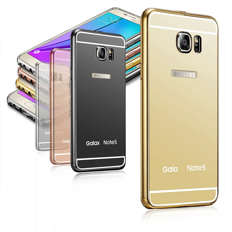 Tomkas роскошные золотое покрытие алюминиевые чехол для Samsung Galaxy примечание 5