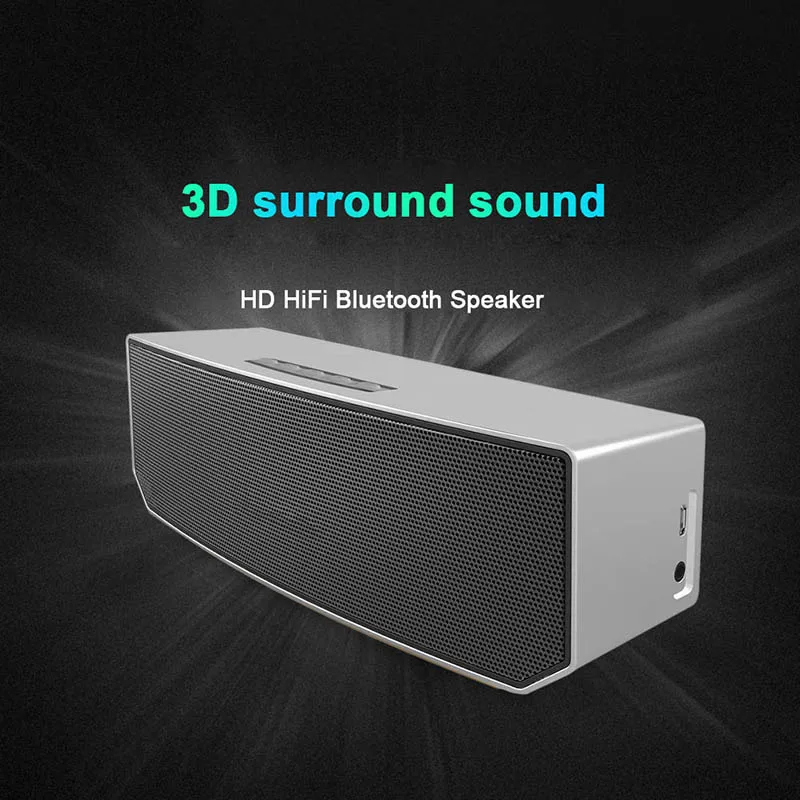 

Newly Speakers HD Wireless HiFi Bluetooth Portable 3D stereo Music Outdoor Intelligence