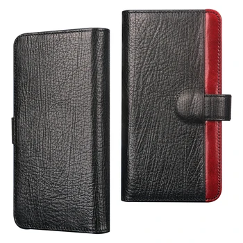 

Multi Functional Genuine Leather Wallet Pouch Bag Case For iPhone 8 7 6 6s Plus Vintage Universal Cell Phone Cases Bag 4.7" 5.5"