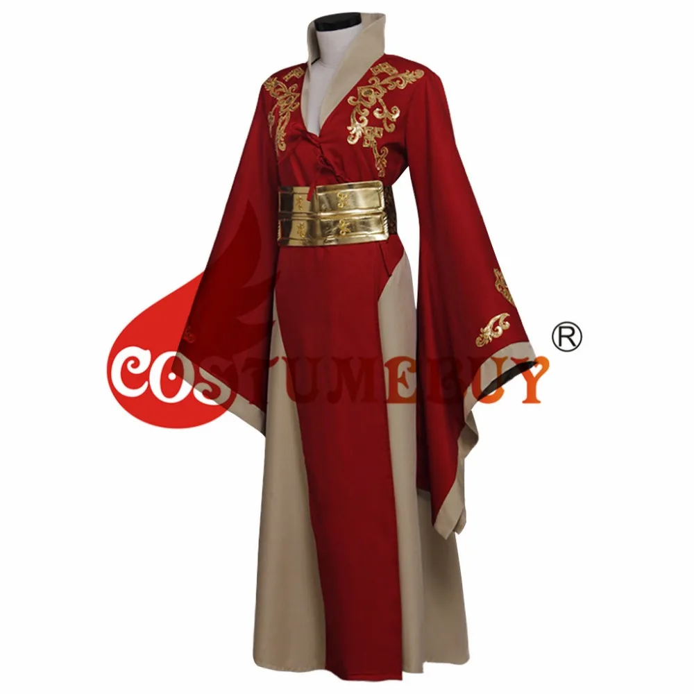 CostuemBuy Игра престолов Cersei Lanniste Косплей Костюм Игра престолов платье королевы средневековый костюм на Хэллоуин Любой Размер L920