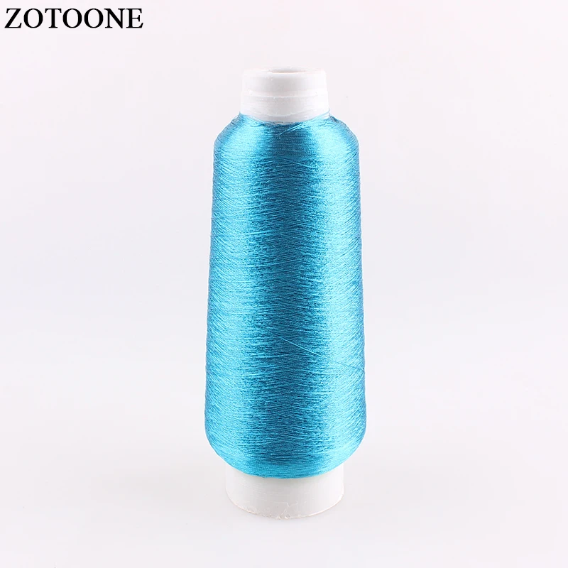 ZOTOONE 3500M/Roll DMC Sky Blue Embroidery Waxed Threads For Knitting