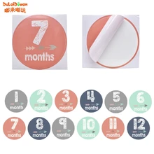 Новые ежемесячные фото-наклейки для беременных женщин 1-12 знаки-наклейки 12 шт./компл