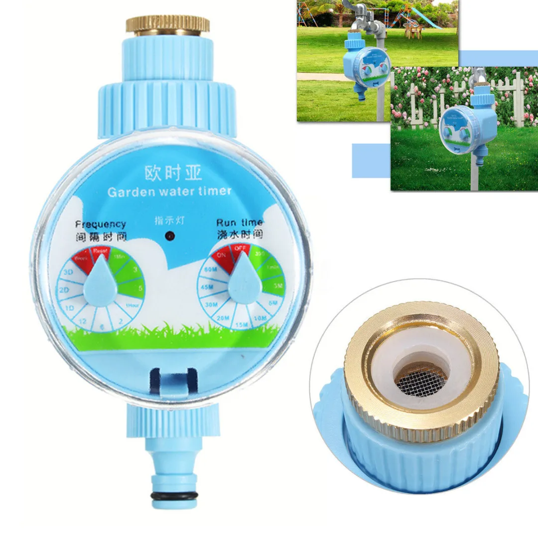 JX-LCLYL válvula de esfera jardim automático eletrônico água torneira controlador irrigação temporizador
