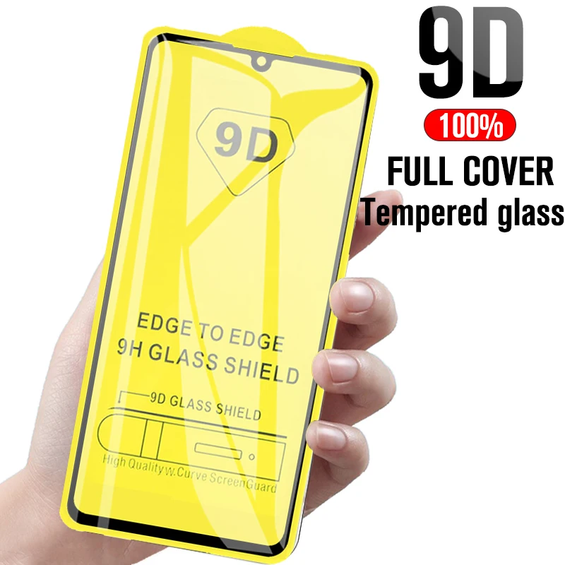 

9D Full Glue Tempered Glass on the for Huawei P30 Lite Screen Protector Toughened Glass P30Lite huwei Full Cover Film P 30 light