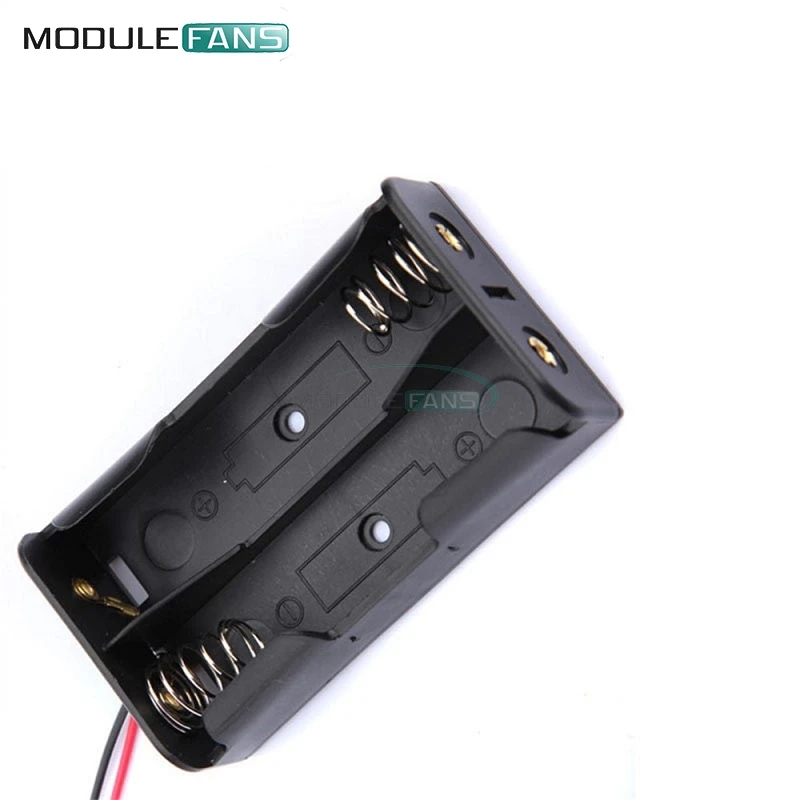 

10PCS AA Power Bank Battery Holder Plastic Battery Holder Storage Shell Box Case for 2 x AA