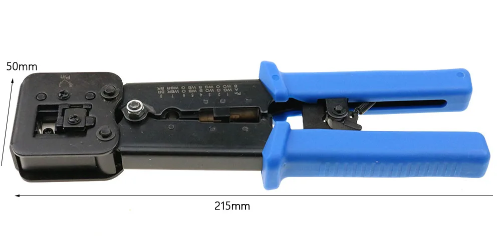 RJ45 크림 퍼 핸드 네트워크 도구 펜치 RJ12 cat5 cat6 8p8c 케이블 스트리퍼 클램프 집게 클립 멀티 기능