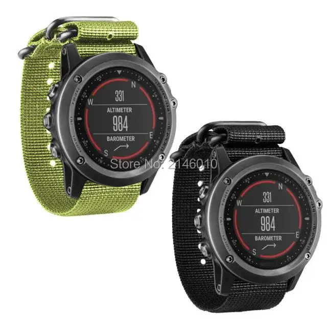 Rare Quick Drying News For Garmin Fenix 3 Watch Band Nylon Zulu Strap 5