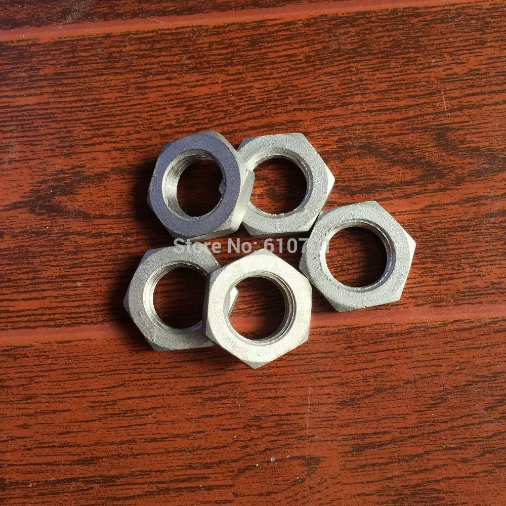 

5pcs LOCKNUT 1/2" 3/4" 1" 1-1/4" 1.25" NPT 304 STAINLESS STEEL LOCK NUT Pipe fitting