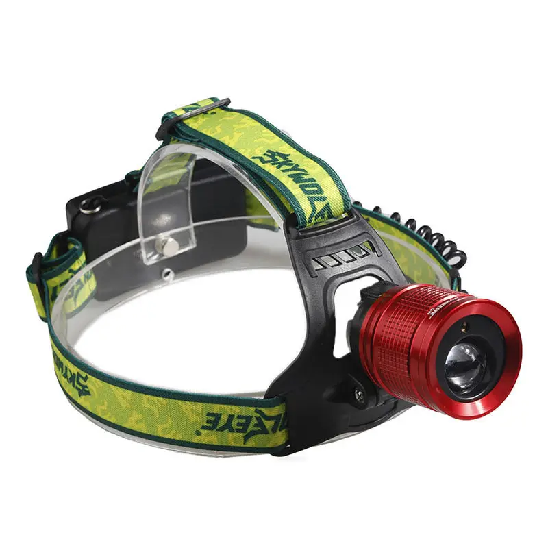 2000LM Red Laser LED Headlamp Waterproof Outdoor Sports Camping Fishing