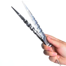 Нержавеющая сталь металл гребешок уголь для кальяна щипцы уголь зажимы запирающие щипцы