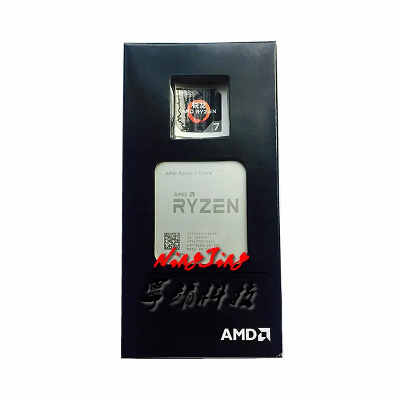 Процессор AMD Ryzen 7 1700X R7 1700X3,4 GHz Восьмиядерный процессор YD170XBCM88AE Socket AM4