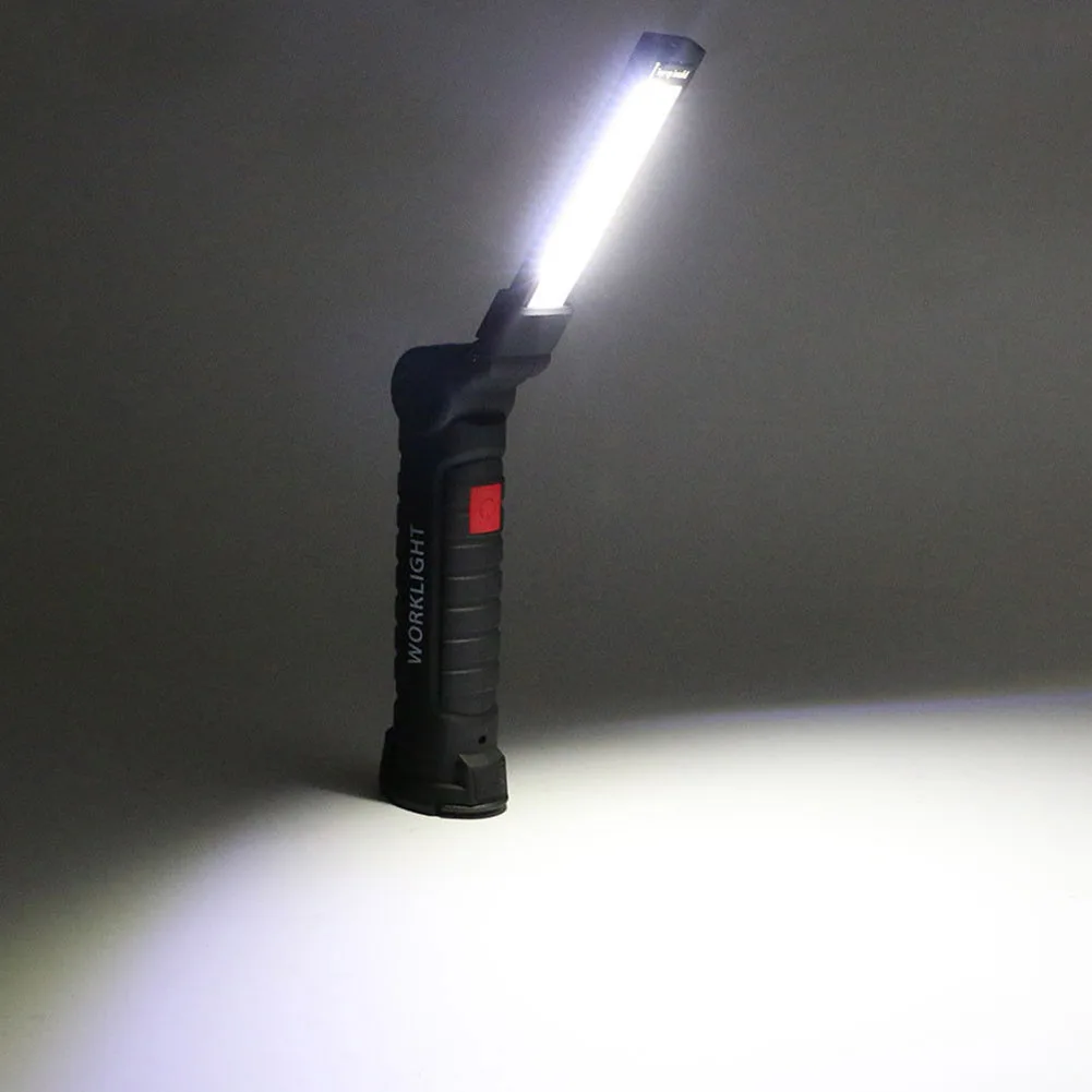 

LED Rechargeable Magnetic COB Torch Handheld Inspection Lamp Cordless Worklight Tool FK88
