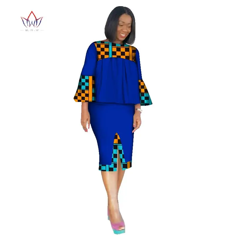 ankara skirt and top