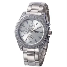 Hot Selling Women fashion Watch Women Diamond Metal Band Analog Quartz Fashion Wrist Watch Fashion Wrist Watch 2017 Reloj Hombre