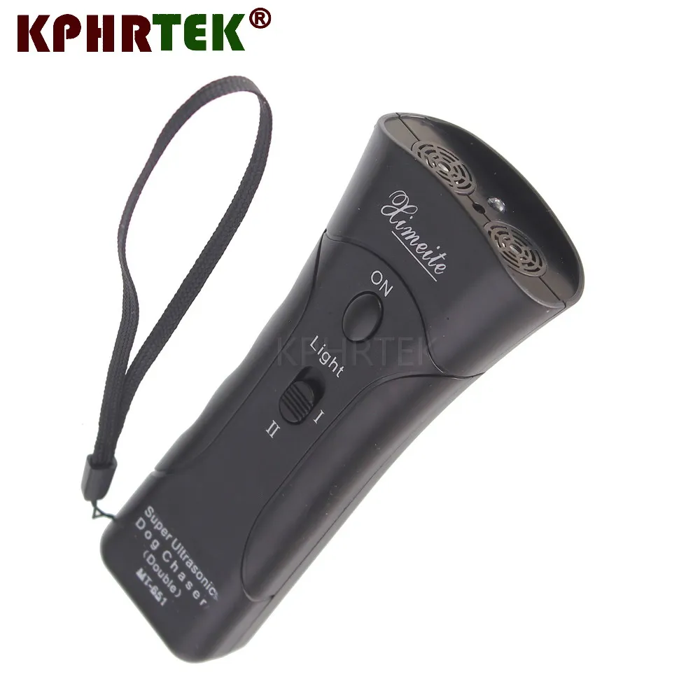 Ultrasonic Dog Chaser Stop Aggressive Animal Attacks Repeller With Flashlight GL 41315180901