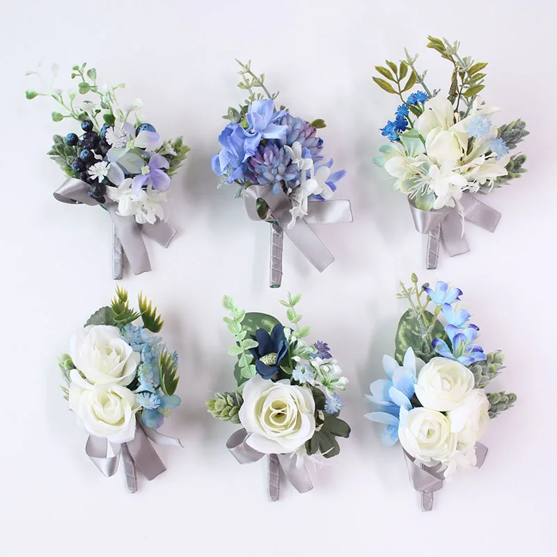 wedding boutonniere corsage marriage brooch pin (24)