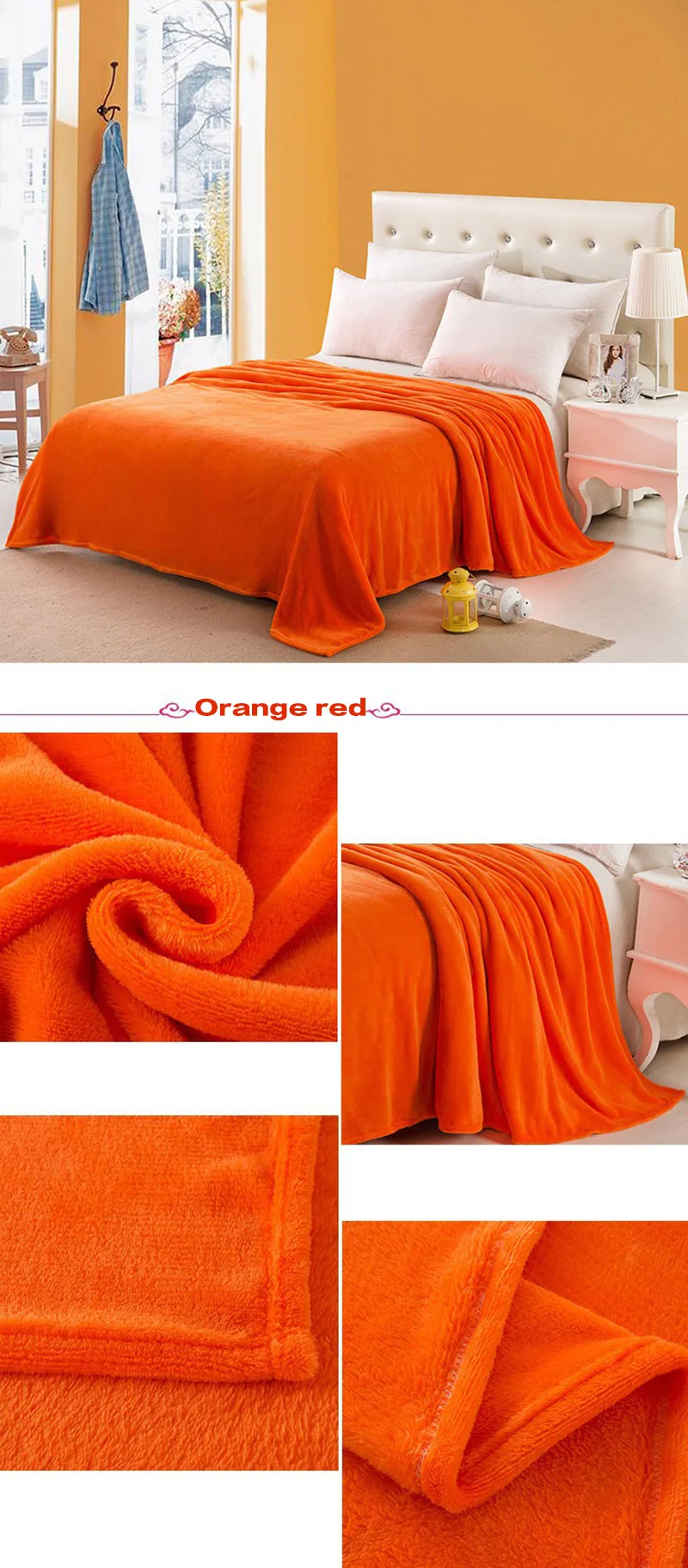 Горячий домашний текстиль фланель тяжелое одеяло очень теплый мягкий однотонные Одеяла Пледы на диван/кровать/путешествия лоскутное