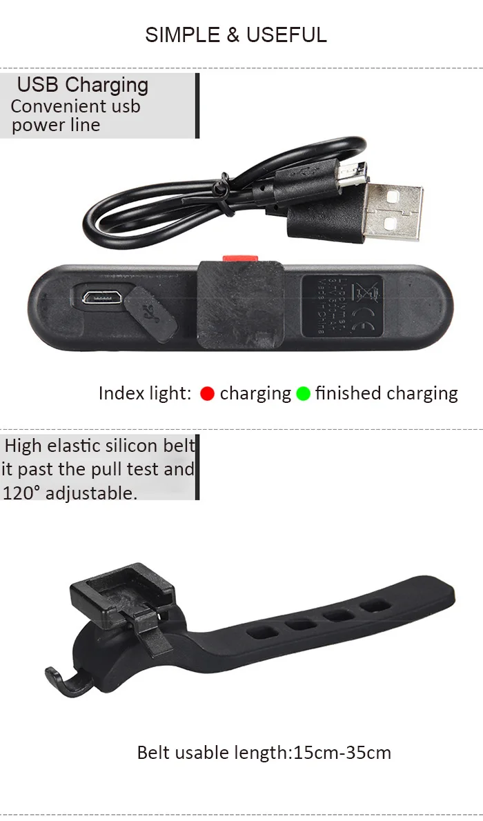 Discount GUB High-Light Bike Lights Ultra-light Safety Warning LED USB Rechargeable Front Rear Lamp Bicycle Light Tail 3 Colors 6 Discount GUB High-Light Bike Lights Ultra-light Safety Warning LED USB Rechargeable Front Rear Lamp Bicycle Light Tail 3 Colors 6