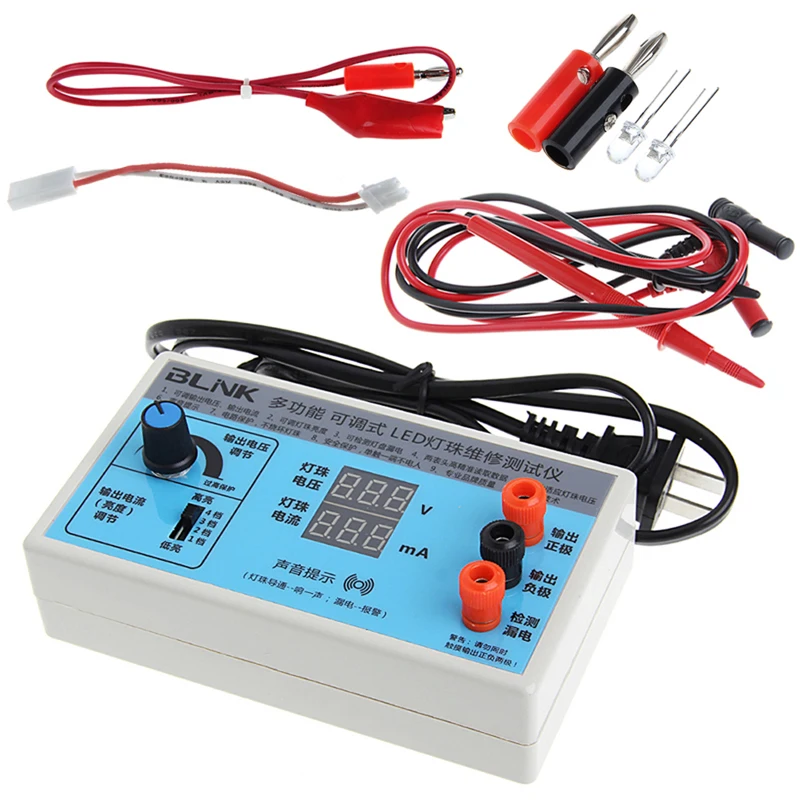 

Electronic Detector AC 220V LED Display Screen With Light LCD Tester Bead Board Lamp Tools
