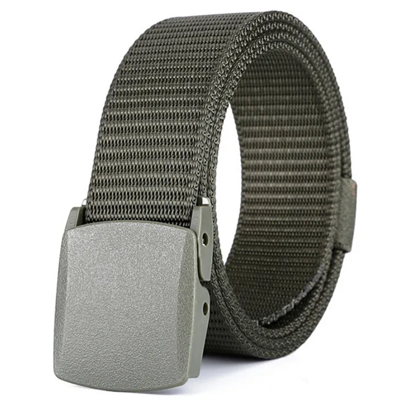 14 colors 120*4cm Unisex Military Tactical Nylon Belt Trendy Combat Plastic Buckle Waistband Waist Support for 2019 7