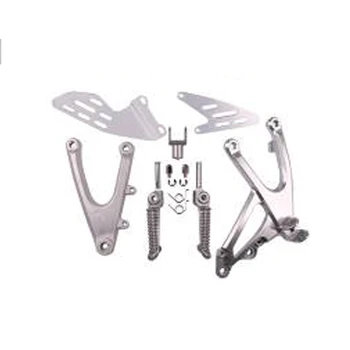 

motorcycle Aluminum Front Foot rests pegs tripod Pedal stent assembly For YAMAHA YZF1000 R1 2007-2008