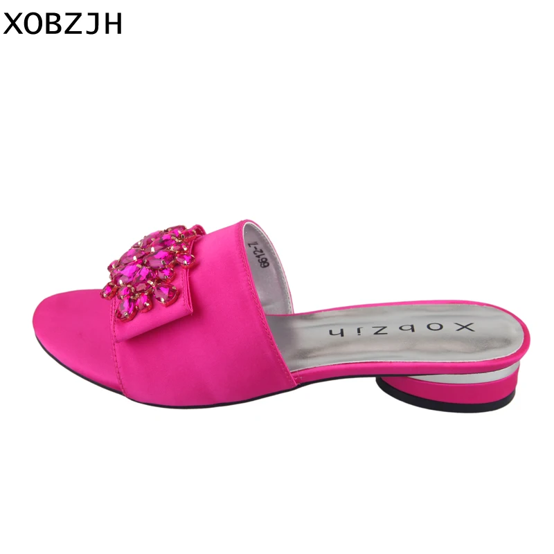 fuchsia slippers