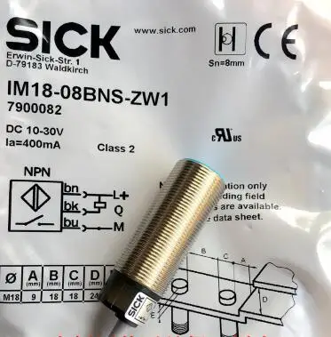 

FREE SHIPPING IM18-08BNS-ZW1 cylindrical proximity switch
