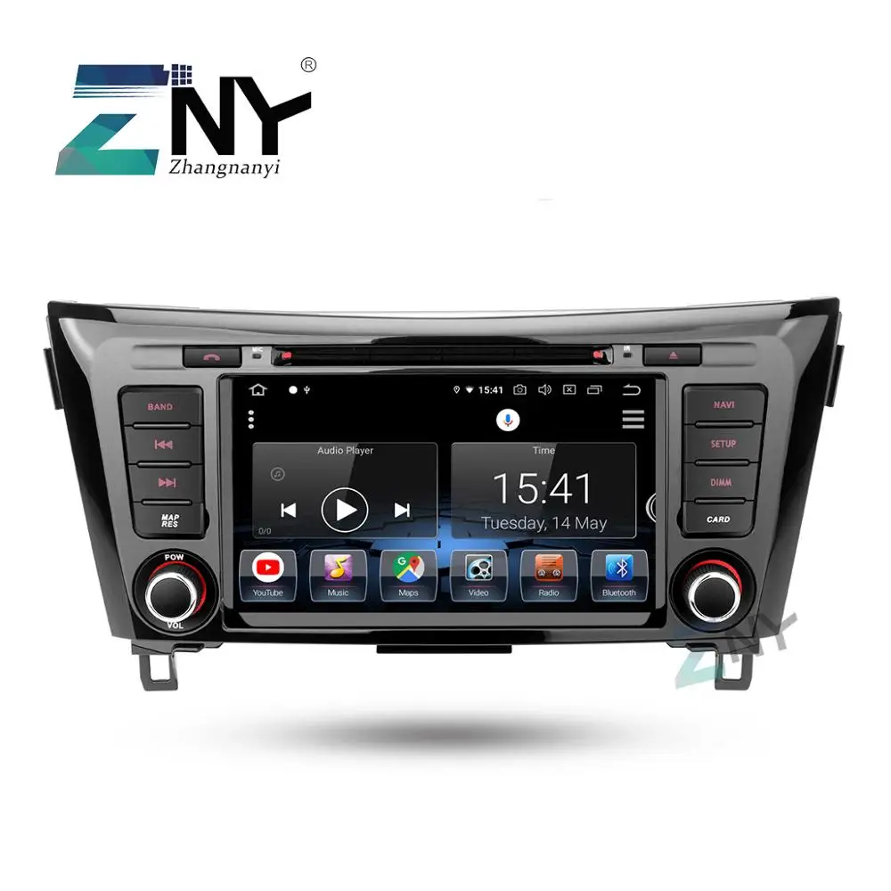 8 &quotips Android 9 0 автомобильный DVD 2 DIN Авторадио для Nissan Qashqai X Trail 2014 2017 мультимедиа FM