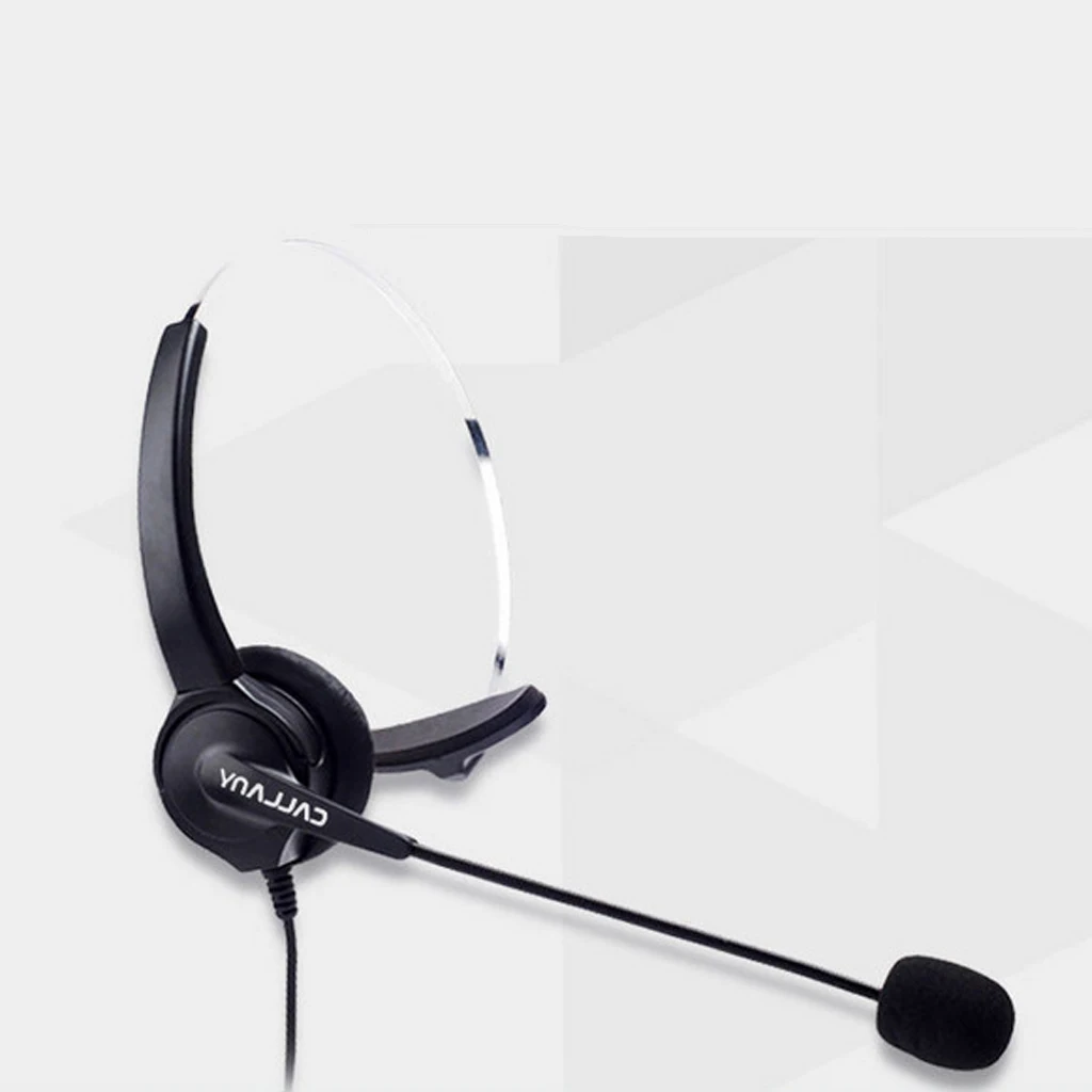 2.5mm Telephone Headsets For Landline Cordless Phones Noise Cancelling