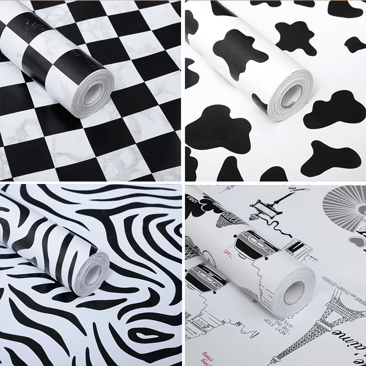 براون الطوب pvc الفينيل لديهم الغراء للماء الطفل الطفل نوم التلفزيون الأثاث خزانة الباب الخلفي المكتب جدار ملصقا