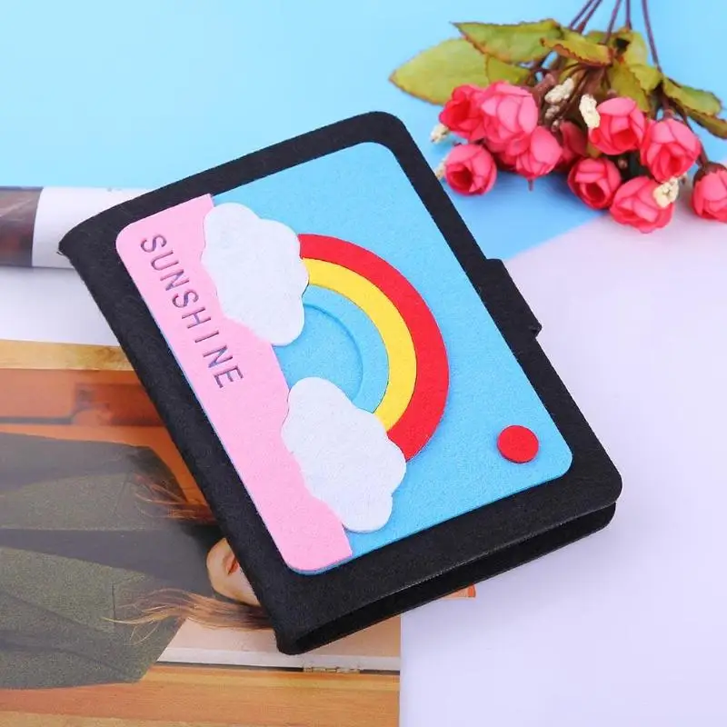 

20 pages (40 sides) Insert Photo Album Photo Camera Picture Memories Album Baby Lovers Memory Felt Cover photo album 18*13.2cm
