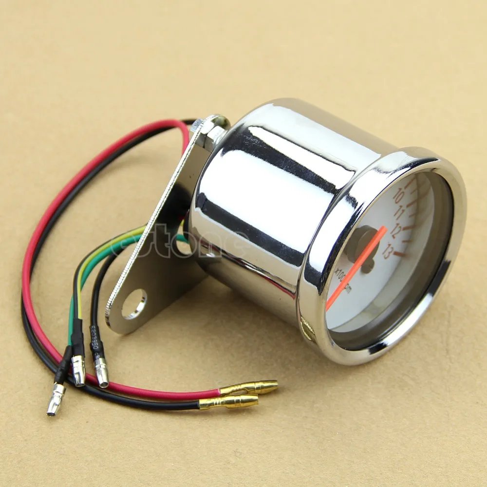 Универсальный Аналоговый тахометр Mechanica 13000RPM для мотоцикла|analog tachometer|scooter