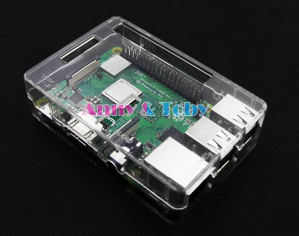 Модель B28: Raspberry PI 3B+ plus Модель B прозрачный чехол корпус ABS пластиковая коробка для Ras pi 2 и Raspberry PI