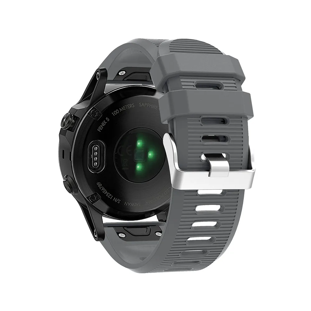 Популярный ремешок для часов Garmin Fenix5 5X5 5S Plus 3 3 HR Forerunner 935 D2 S60, быстросъемный силиконовый легкий ремешок на запястье