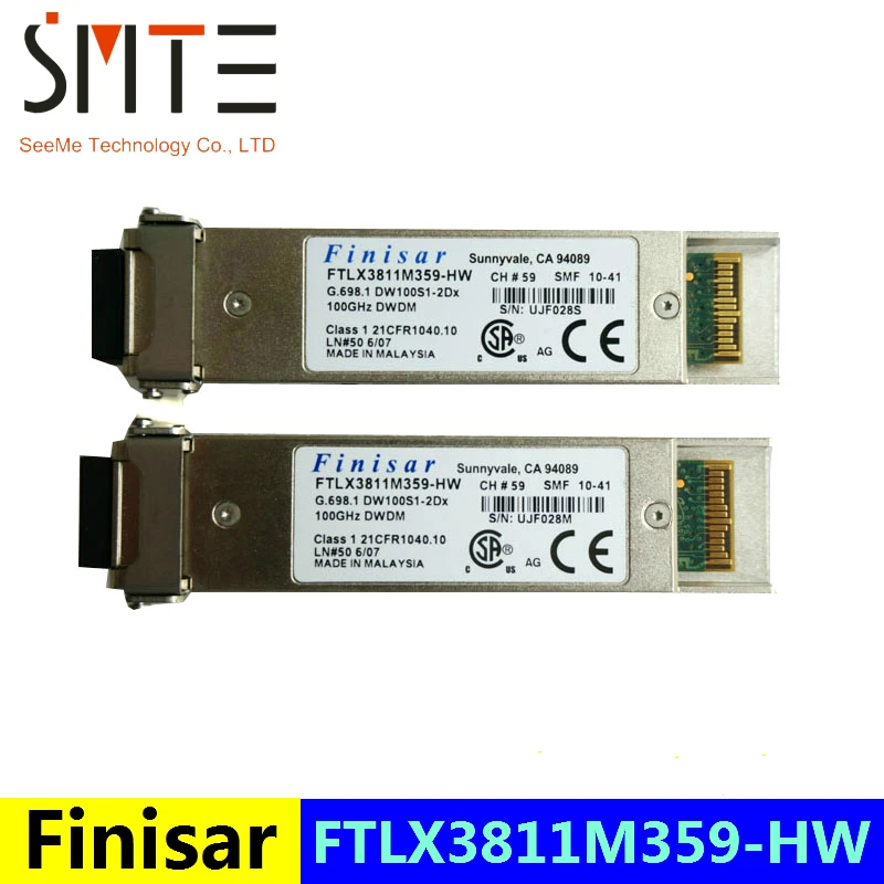 

Finisar FTLX3811M359-HW XFP-1530.33nm-9.95G~11.1Gbps-80KM