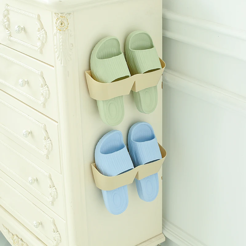 5 шт./компл. стойка для обуви настенные тапочки подвесная полка шкафчик для обуви держатель для ванной комнаты органайзер для хранения обуви