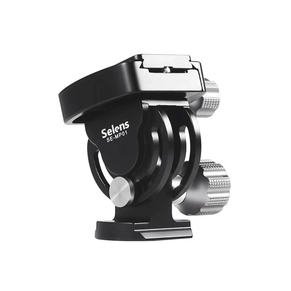 Selens SE MP01 Monopod Tilt Head Aluminum Tilt Head for Monopods with