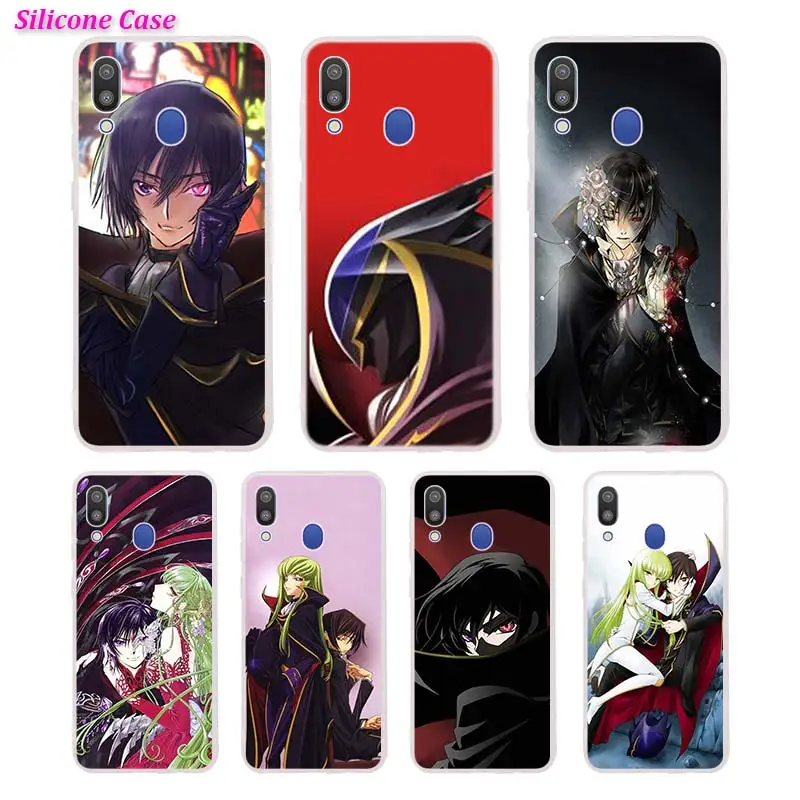 

Silicone Phone Case Code Geass Anime Printing for Samsung Galaxy A70 A50 A40 A30 Phone bag Cover