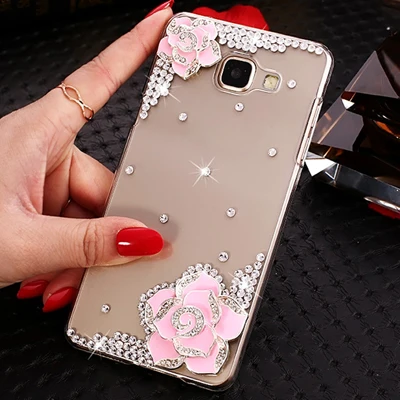

XINGDUO Crystal Fashion Bling Case Cover Clear Soft Phone Shell Protection for Samsung Note 5 8 9 S10 S8 S9 S7edge S6 Plus
