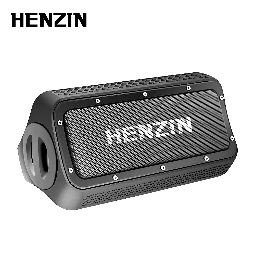 

HENZIN 20W Portable TWS Wireless Speaker Stereo Bluetooth 4.2 EDR IP55 Waterproof 4400mAh Power Bank Hands-free Column Speakers