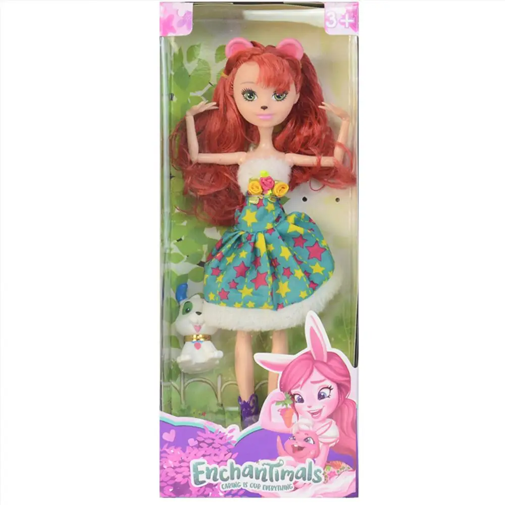 1 шт. шарниры Enchantimals кукла игрушка для девочек Ограниченная Коллекция аниме модель пупи кукла для девочек Подарки 27 см - Цвет: 2026A-Koala