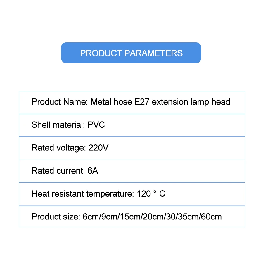 E27 to E27 Lengthen Lamp Base Lamp Holder Converter LED Light Base Socket Extension Adapter Screw 6/9/15/20/30/35/60cm lamp bulb holder lamp holder lamp base lamp socket extender socket converter led lamp base lamp socket adapter