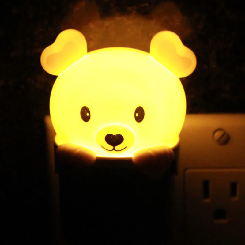 1x Cute Smile Rabbit Wall Plug LED Night Light Baby Room Sleep Light Sensor Lamp 1x Cute Smile Rabbit Wall Plug LED Night Light Baby Room Sleep Light Sensor Lamp