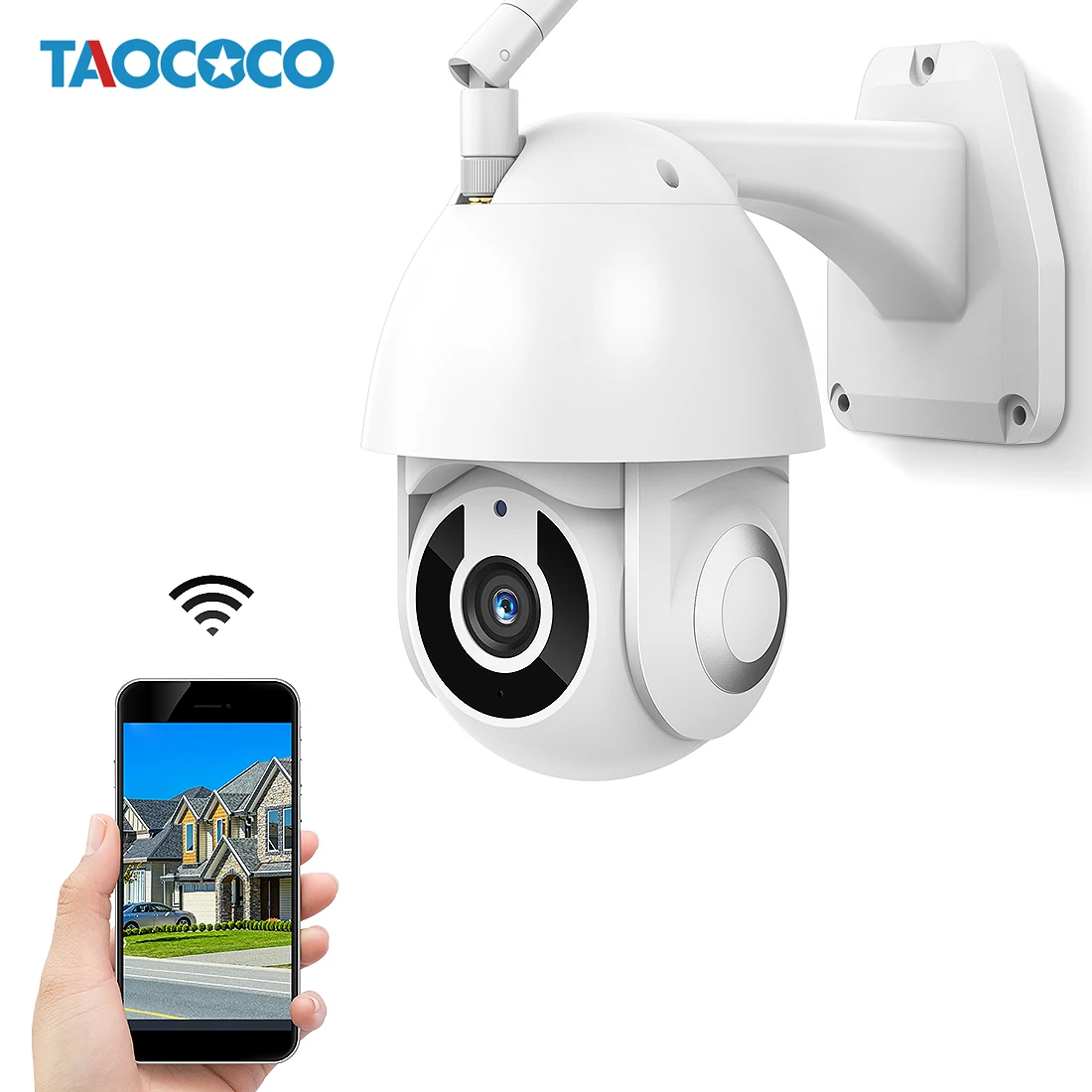 

1080P PTZ Camera WiFi IP Camera Outdoor Speed Dome Waterproof Camera Surveillance Security Wireless CCTV Camera Night Vision