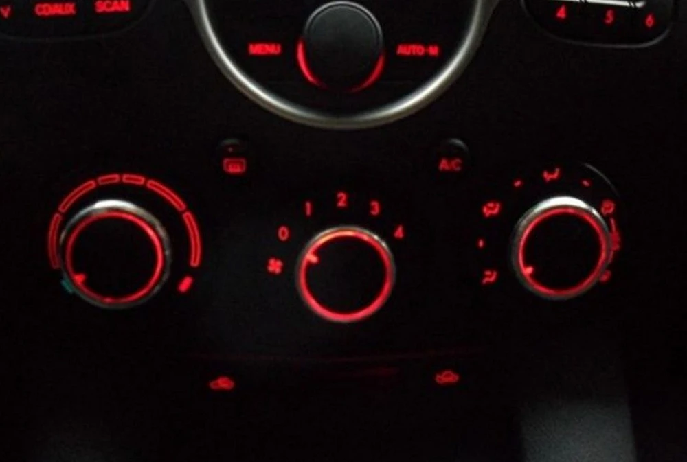 Автомобильный Стайлинг, кондиционер, регулятор тепла, переключатель, ручка переменного тока для Mazda 2 Demio 2007-, автомобильные аксессуары