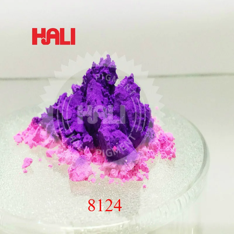 

sell color to color thermochromic pigment, temperature sensitive powder,31C purple to red,item:HLR8124,1 lot=10g free shipping